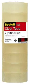3M Tape Scotch 508 19mmx33m clear (7100213205*8)