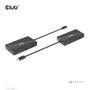 CLUB 3D USB Gen2 Type-C to Dual DisplayPort 4k60Hz 7-in-1 Portable Dock (CSV-1598)