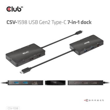 Club 3D Usb Gen2 Type-C To Dual (CSV-1598)