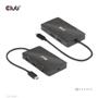 CLUB 3D USB Gen2 Type-C to Dual DisplayPort 4k60Hz 7-in-1 Portable Dock (CSV-1598)