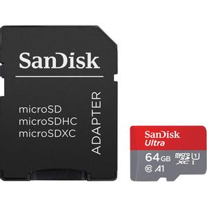 SANDISK Ultra microSD/ SD-card - 140MB - 64GB (SDSQUAB-064G-GN6MA)