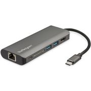 STARTECH USB C MULTIPORT ADAPTER - HDMI 4K-2XA 1XC - SD READER-PD 3.0 PERP