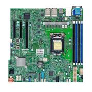 SUPERMICRO X12STH-LN4F 1200 INT C256 MATX DDR4 4 DIMM PCI-E M.2 QUAD LAN CPNT (MBD-X12STH-LN4F-O)