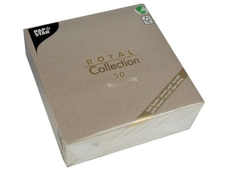 PAPSTAR Serviett PAPSTAR RC 40x40cm grå (50) (10822*5)