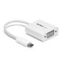 STARTECH USB-C to VGA Adapter - White	 (CDP2VGAW)