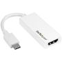 STARTECH USB-C to HDMI Adapter - White (CDP2HDW)