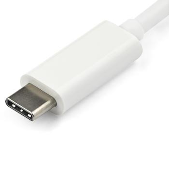 STARTECH StarTech.com USB C to VGA Adapter White (CDP2VGAW)