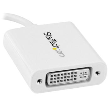 STARTECH USB-C to DVI Adapter - White (CDP2DVIW $DEL)