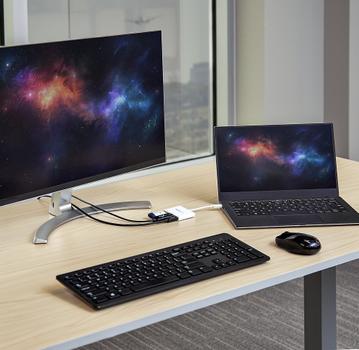 STARTECH USB Type-C to HDMI Adapter w/ PD & USB Port - USB-C - White (CDP2HDUACPW)