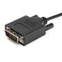 STARTECH 2 m USB-C to DVI Cable - 1920 x 1200 - Black (CDP2DVIMM2MB)