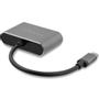 STARTECH USB-C TO VGA AND HDMI ADAPTER 2IN1 4K 30HZ SPACE GRAY ACCS (CDP2HDVGA)