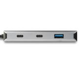 StarTech 4 Port USB C Hub w/ 2x USB A & 2x USB C, SuperSpeed 10Gbps USB Type-C 3.1/3.2 Gen 2 Hub, USB Bus Powered, Portable USB-C to USB Adapter Hub, Aluminum, 9.8" (25cm) Cable - Windows/ macOS/ Linux - hub - 4 (HB31C2A2CB)