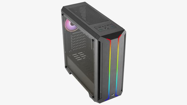 AEROCOOL Skyline Argb Midi Tower Black (AEROPGS-SKYLINE-ABGV)