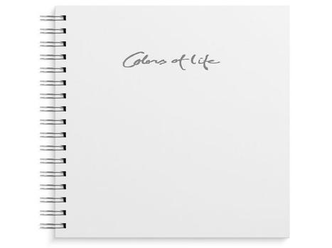 BURDE Fotoalbum BURDE 24x23cm Col of life hvit (92497300)