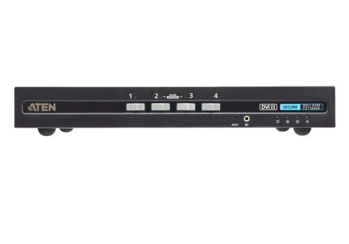 ATEN 4-Port USB - 4K DVI Secure KVM Switch (PSD PP V4.0) (CS1184D4-AT-G)