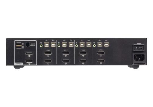 ATEN 4-Port USB - 4K DisplayPort Dual Display Secure KVM Switc (CS1144DP4C-AT-G)