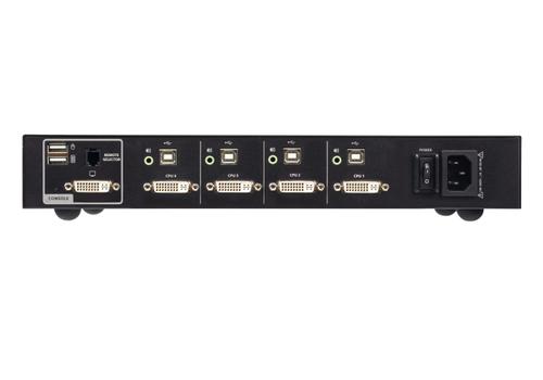 ATEN 4-Port USB - 4K DVI Secure KVM Switch (PSD PP V4.0) (CS1184D4-AT-G)