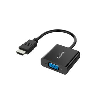 HAMA Adapter HDMI-VGA Full-HD 1080p Black (00200343)