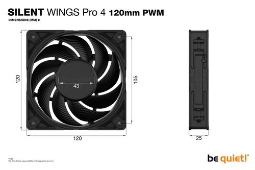 BE QUIET! Silent Wings PRO 4 120mm PWM (BL098)