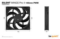 be quiet! Silent Wings PRO 4 140mm PWM (BL099)