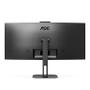 AOC Online 34" CU34V5CW/ BK Curved webcam (CU34V5CW/BK)