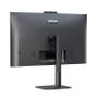 AOC C Value-line Q27V5CW/ BK - V5 series - LED monitor - 27" - 2560 x 1440 QHD @ 75 Hz - IPS - 300 cd/m² - 1000:1 - 4 ms - HDMI, DisplayPort,  USB-C - speakers - black (Q27V5CW/BK)