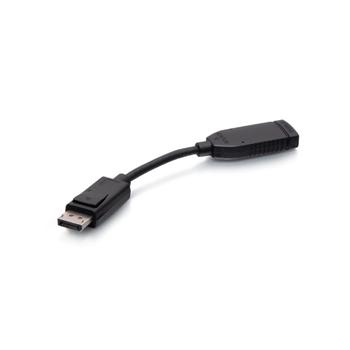 C2G G DisplayPort to HDMI Dongle Adapter Converter - Adapter cable - DisplayPort male soldered to HDMI female soldered - black - 4K support, molded (C2G30036)