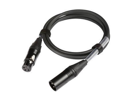 Tight AV XLR-M/ F-1.5 Professional XLR-cable,  female-male,  1,5m (670-90101)