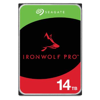 SEAGATE e IronWolf Pro ST14000NT001 - Hard drive - 14 TB - internal - 3.5" - SATA 6Gb/s - 7200 rpm - buffer: 256 MB - with 3 years Seagate Rescue Data Recovery (ST14000NT001)