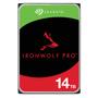 SEAGATE e IronWolf Pro ST14000NT001 - Hard drive - 14 TB - internal - 3.5" - SATA 6Gb/s - 7200 rpm - buffer: 256 MB - with 3 years Seagate Rescue Data Recovery