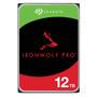 SEAGATE e IronWolf Pro ST12000NT001 - Hard drive - 12 TB - internal - 3.5" - SATA 6Gb/s - 7200 rpm - buffer: 256 MB - with 3 years Seagate Rescue Data Recovery