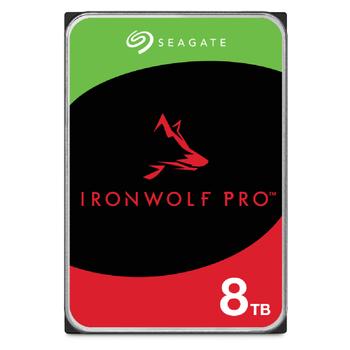SEAGATE e IronWolf Pro ST8000NT001 - Hard drive - 8 TB - internal - 3.5" - SATA 6Gb/s - 7200 rpm - buffer: 256 MB - with 3 years Seagate Rescue Data Recovery (ST8000NT001)