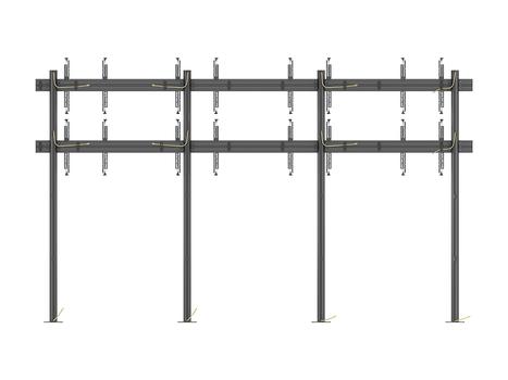MULTIBRACKETS M Pro S Video Wall Floormount MBFM4x2U (7350105213618)