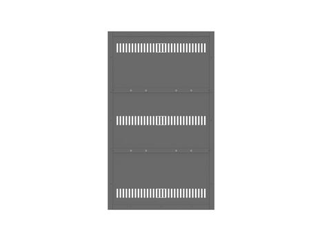 MULTIBRACKETS M Pro Series - Monteringskomponent (bakre plåt för hölje) - för LCD-display - medium - stål - svart - skärmstorlek: 49" (7350105211164)
