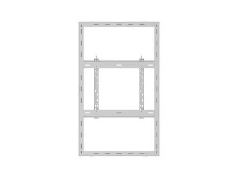 MULTIBRACKETS M Pro Series - Stor - hölje - för LCD-panel för digital skyltning - låsbar - stål - vit - skärmstorlek: 50" - väggmonterbar (7350105211416)