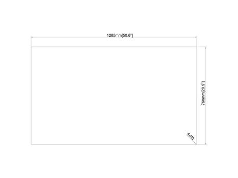 MULTIBRACKETS M Safety Sheet Polycarbonate 55" (7350105214042)