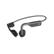 Shokz OpenMove Trådløse Hodetelefoner,  On-Ear (grå) PremiumPitch 2.0+, 6 timer batterilevetid,  IP55, Quick Charge, Open-Ear Design