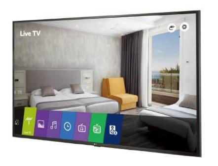 LG 55" Diagonal klasse LED TV - hotel / beværtning - Smart TV - 4K UHD (2160p) 3840 x 2160 - HDR (55UT662H0ZC)