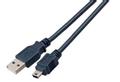 OEM Kabel USB2.0mini 1,0m A(St)/B(St)-mini, 5-pol, schwarz