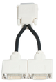 DATAPATH DVI splitter cable, 2 off