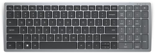 DELL l Compact Multi-Device Wireless Keyboard - KB740 - UK (QWERTY) (KB740-GY-R-UK)