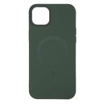 Essentials iPhone 14 Plus Silicone Mag back cover, Green (1110877)
