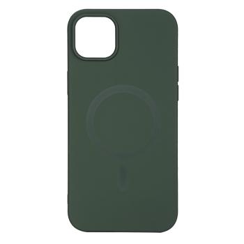 Essentials iPhone 14 Plus Silicone Mag back cover, Green (1110877)