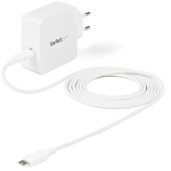 STARTECH StarTech.com USB C Wall Charger, USB C Laptop Charger 60W PD, 6ft/2m Cable, Universal Compact Type C Power Adapter, Dell XPS/ Lenovo X1 Carbon, HP EliteBook,  MacBook, USB IF/CE Certified - 60W PD3.0 Wa (WCH1CEU)