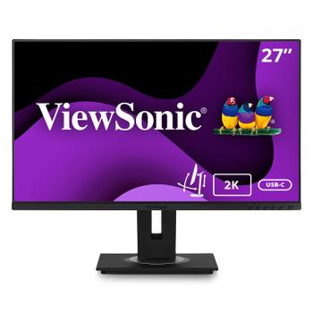 VIEWSONIC c VG2756-2K - LED monitor - 27" - 2560 x 1440 QHD @ 60 Hz - IPS - 350 cd/m² - 1000:1 - 5 ms - HDMI, DisplayPort,  USB-C - speakers (VG2756-2K)