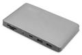 DIGITUS Universal Docking Station, USB 3.0, 7-Port, Travel, 2x Video, 3x USB 3.0, 1x USB-C, RJ45, Audio