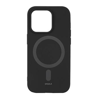 ONSALA Backcover Silicone MagSeries iPhone 14 Pro 6,1" Black (664114)