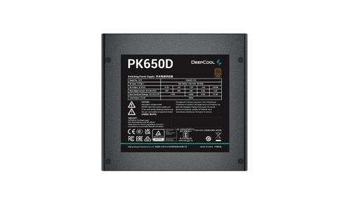 DEEPCOOL Pk650D Power Supply Unit 650 (R-PK650D-FA0B-EU)