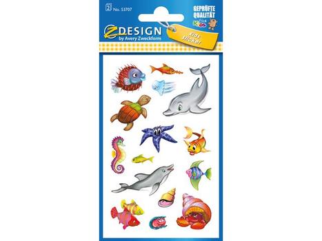 Z-Design Etikett AVERY dekor akvariefisk (2) (53707)