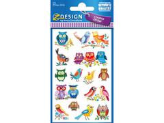 AVERY Z-DESIGN Etikett AVERY dekor morsomme fugler (2)